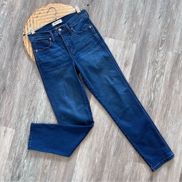 Madewell Mid-Rise Stovepipe Jeans in Dahill Wash Women’s Size 26 - Picture 2 of 8